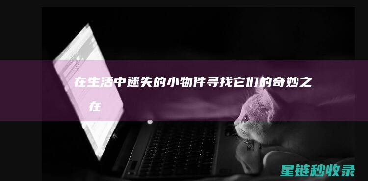 在生活中迷失的小物件：寻找它们的奇妙之旅 (在生活中迷失了自己的说说)